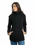 Brandit Women Square Fleece Jacket, Farbe: black, Größe: XL