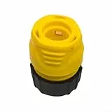 HpLive 1/2 Stück 2.645-191.0 Gartenschlauch-Verbinder Schlauchanschluss für Karcher Bewässerungssystem, 6,5 x 3,3 x 4,5 cm Schwarz(1 PACK)