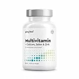 Multivitamin Tabletten - wertvolle Mineralstoffe & alle A-Z Nährstoffe im Komplex - über 1 Jahr Vorrat - 450 kleine, leicht zu schluckende Tabletten - Immun-Support* - 100% laborgeprüft - Multipack