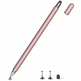 SENKUTA Tablet Stift für Alle Tablets, 2 in 1 Stylus Pen Touchscreen Stift für Alle Tablets/Handys, Apple iPad, iPhone, Samsung, Surface, Lenovo, Xiaomi, Chromebook, Huawei Android iOS usw.Rose Gold