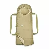hauck Carry N Play, Green/Teddy Fleece – 3in1 Baby Tragetasche, Fußsack & Spieldecke – 85 x 40 x 13 cm - Kinderwagen Zubehör ab Geburt bis 9 kg – Tragbar & Sicher Fixierbar