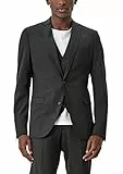 s.Oliver BLACK LABEL Herren Business-Anzug Jacke 160.11.899.15.153.2053723 , Schwarz , 94