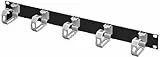 Rittal 7159017 19 Zoll Rangierpanel 1 HE Tiefschwarz (RAL 9005)
