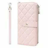 Lychii Gesteppte Reisepass Schutzhülle, Reisepass Brieftasche aus Kunstleder mit RFID Blockier, Reise-Utensilien Tasche für Pässe, Kreditkarten, Geld, Flugticket, Ausweis und Reiseunterlagen