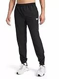 Reebok Apparel Gewebte Herren-Hose, Standard-Passform, 76,2 cm Innennaht, leichtes Stretch-Poly-Mischgewebe, Schwarz, X-Groß