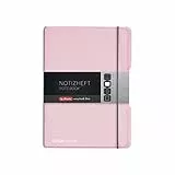 Herlitz 11408622 Notizheft (A5, LIN , 80 g/qm) 40 Blatt rose