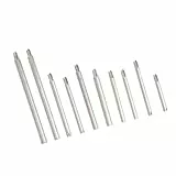 TOPINCN Metall -Uhren -Gurtschrauben Set, Anti Rost Sortierschrauben in Plastikkasten für Einfache Lagerung, Professionelle Reparaturwerkzeuge für Uhrmacher (100PCS)