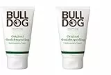 BULLDOG - Hautpflege für Männer | Original Peeling | Gesichtspeeling für reinere Haut | 125ml (Packung mit 2)