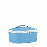 reisenthel coolerbag M Pocket Kühltasche mit Obermaterial aus recycelten PET-Flaschen Ideal für das Mittagessen unterwegs, Couleur:Twist Azure