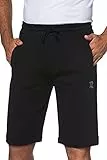 JP 1880 Herren große Größen Übergrößen Menswear L-8XL Bermuda, Basic, Kurze Jogginghose, bis 8XL schwarz 5XL 702636130-5XL