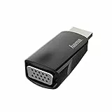 Hama HDMI auf DVI Adapter Ultra HD 4K 60 Hz (HDMI Stecker, DVI Buchse 24+5, Adapter zum Anschluss von PC, Laptop, Computer mit HDMI an Monitor, TV oder Beamer mit DVI oder umgekehrt, Konverter)
