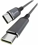 Smrter USB-C® Kabel USB 2.0, Anthrazit, 0.4 m, OTG-Funktion, Rund, Stoff-Ummantelung