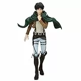 Banpresto Eren Yeager Attack On Titan Actionfigur, 28 cm, BP29875P, Mehrfarbig, Sammelfigur, ideal für Anime-Fans