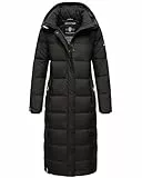 Navahoo Damen Winter Jacke Stepp Mantel B872 [B872-Isal-Schwarz-Gr.M]