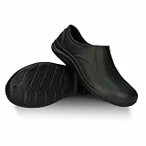 FUZZIO Leichte Clogs Damen, Komfortable Clogs Herren, Gartenschuhe Herren - Gartenclogs Gefüttert, Gartenschuhe Damen Gefüttert, Gummischuhe Geschlossen