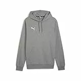 PUMA Herren Teamgoal Casuals Hoody Pullover, Medium Gray Heather-puma White, XL EU