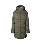 Pepe Jeans Damen SALLY LONG Jacke, Grün (KHAKI GREEN), L, Grün (KHAKI GREEN), L