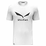 Salewa Unisex Solidlogo Dri-release® Mens T-Shirt, Weiß, L EU