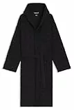 BOSS Herren Fashion Robe Morgenmantel aus Baumwoll-Mix mit Terry-Struktur und Monogramm-Muster Schwarz001 M