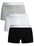 GANT Herren 3Er-Pack Core-Unterhosen, Black/White/Grey, XL