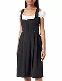 Stockerpoint Damen Zita Midi Midi Dirndl ohne Schürze, schwarz, 46