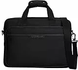 Tommy Hilfiger Herren Laptoptasche Repreve mit Trolley-Riemen, Schwarz (Black), Einheitsgröße