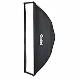 Rollei Klick-Striplight 35 cm x 140 cm Softbox mit Grid. Leicht auf zu bauender Klick-Lichtformer ideal für Fashion und Portrait Aufnahmen.