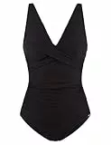 Schiesser Damen Mit Schale - Mix & Match Swim Badeanzug, Schwarz_182675, 38 EU