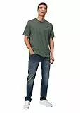 Marc OߴPolo Herren T-Shirt aus Bio-Baumwolle mit Rundhalsausschnitt, Grün (Mangrove), M