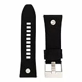 Diesel Armbanduhren für Herren 28mm, Schwarz Leder, original ersatzband für DZ7313