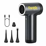 Fanttik B10 Pro Elektrische Staubgebläse, 110.000 U/min bürstenloser Motor, Luftreiniger, 3-Gang einstellbare Mini-Gebläse mit Ein-Knopf-Booster, Air Duster für PC, Tastatur, Elektronik, Werkbank-Grau