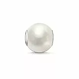 THOMAS SABO Bead Weiße Perle 925er Sterlingsilber