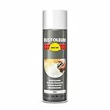 Rust-Oleum HARD HAT Flecken-Blocker Spray - Schnell trocknender Fleckenblocker, der Problemflecken wie Ruß, Feuchtigkeit und Graffiti wirksam und dauerhaft blockiert - 500ml