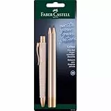 FABER-CASTELL 241123 - Schreibset pale rose, mit Kugelschreiber Poly Ball Urban und 2 Bleistifte Urban
