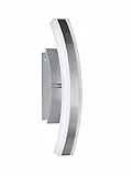 Fischer & Honsel Wandleuchte Stiff, TW 1x LED 11 Watt, Aluminiumfarben, 3 Stufen CCT, Stufenlos Dimmbar, 30034, 36,5x7x11cm (LxBxH), 1200 Lumen, 2700 K / 3350 K / 4000 K