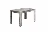 byLIVING Esszimmertisch Nepal/Beton-Optik grau/kompakter Küchentisch 120 cm breit/Esstisch Melaminharz beschichtet / 18 mm Dicke Tischplatte / 120 x 80, H 75 cm