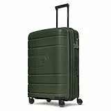REDOLZ Hartschalen Check-in Koffer | Mittelgroßer M Trolley 46 x 28 x 66 cm mit Dehnfalte aus hochwertigem, leichtem Polypropylen | 4-Rollen & TSA (Essentials 11)