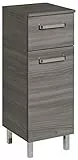 Pelipal Badezimmerschrank Quickset 912 in Sangallo Grau quer, 30 cm breit | Unterschrank mit 1 Tür, 1 Schubkasten und 1 Einlegeboden