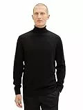 TOM TAILOR Herren Basic Strickpullover mit Rollkragen