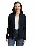 TOM TAILOR Damen 1047688 Cardigan Strickjacke, 11019-Lunar Eclipse, L
