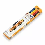 Steinel Colour Klebesticks 11 mm, 10 farbige Sticks, 250 g, bunter Schmelzkleber für kreatives Basteln und Schmücken, Bunt