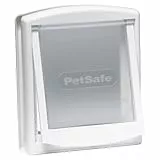 PetSafe Original 2-Way - Haustiertür mit beidseitiger Öffnung - Manuelle Verriegelung, robuster Rahmen, Klein, Weiß