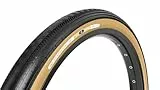 Panaracer Gravelking Semi Slick Tubeless Ready TLR | Fahrradreifen 28 Zoll | Gravel Reifen 35-622 / 700x35 | TuffTex Karkasse | Verbesserte Kontrolle auf Rauen Straßen | Schwarz/Skinwall