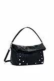 Desigual Handtasche Umhängetasche Loverty Embro Patch Hand Bag Black schwarz