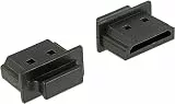 DELOCK Staubschutz für HDMI-A Buchse mit Griff 10 Stück schwarz