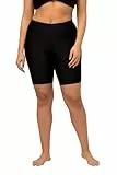Ulla Popken Damen Badehose Schwimmradler , Schwarz 48