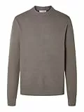 SELECTED HOMME Male Pullover Crew Neck
