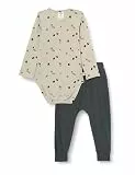 Müsli by Green Cotton Baby Boys Forest Set Base Layer, Soft Green/Mustard/Bark, 98