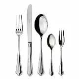 Mäser, Serie Pacifico, Besteck-Set, Edelstahl Besteck-Set für 6 Personen, Silber