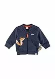 Sigikid Baby-Jungen Sweatjacke WILD Fox Sweatshirt, Dunkelblau, 80 cm
